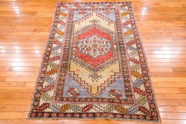 4' x 6' Multi Fine Hand-Knotted Turkish Anatolian Rug – Traditional ...